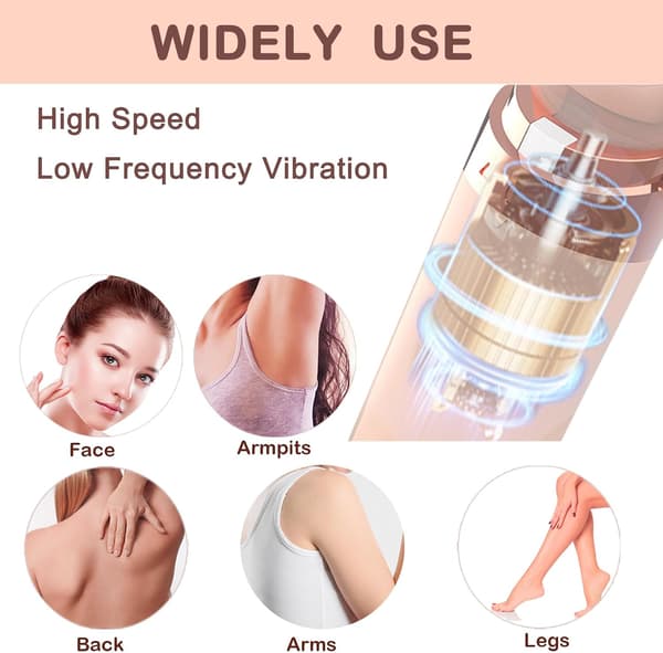 Mini Ansigts Epilator Genopladelig Elektrisk Epilator Hvid