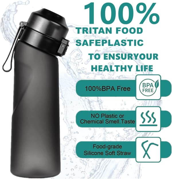 Air-Up Vattenflaska 650 ml med 5 smakskapslar (Gradientblå)