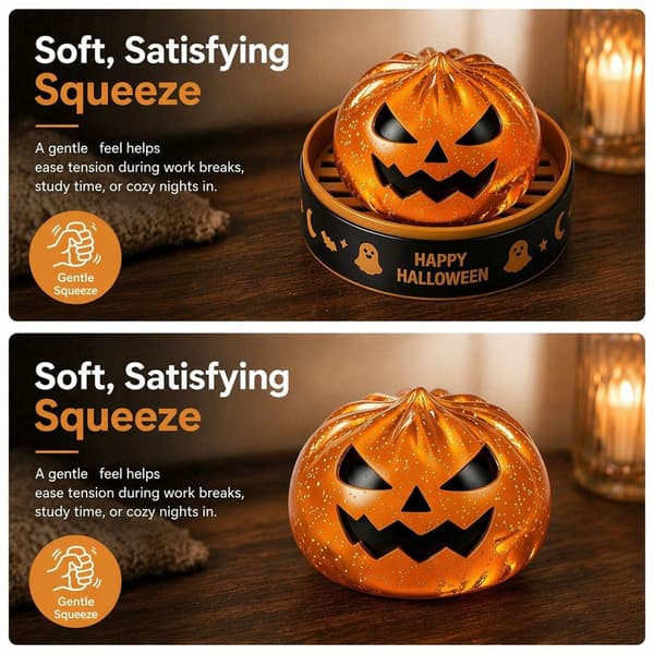Dumpling Squishy Legetøj, Stressaflastende legetøj, Halloween gaver