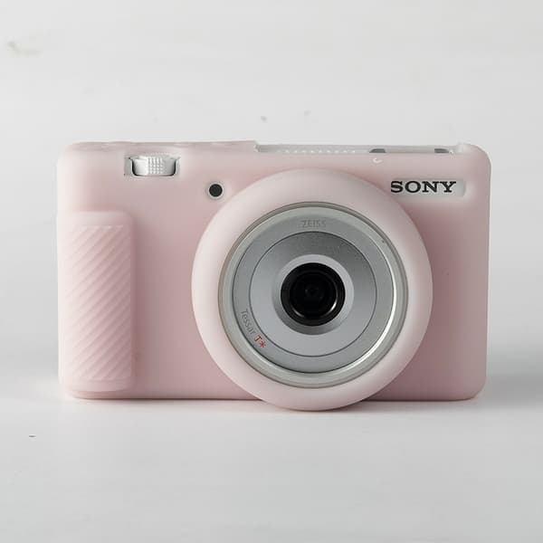 Fodral för SONY ZV1F/ZV1M2 Stötsäkert silikonkamerafodral (lightpink)