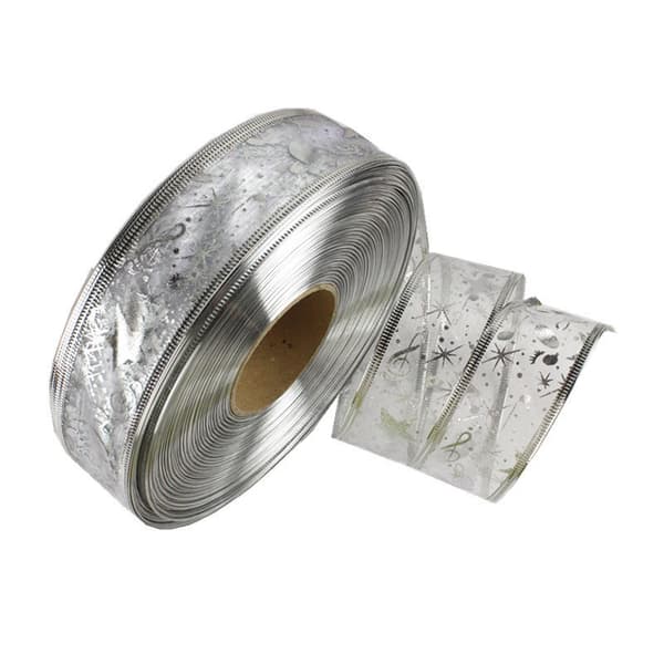Julband för julklappsinslagning (silver-2m)
