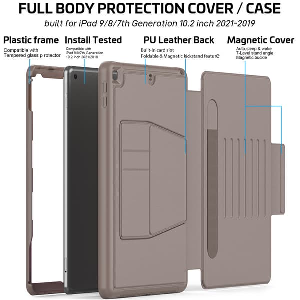 Etui til iPad 7./8./9. generation (10,2\") red