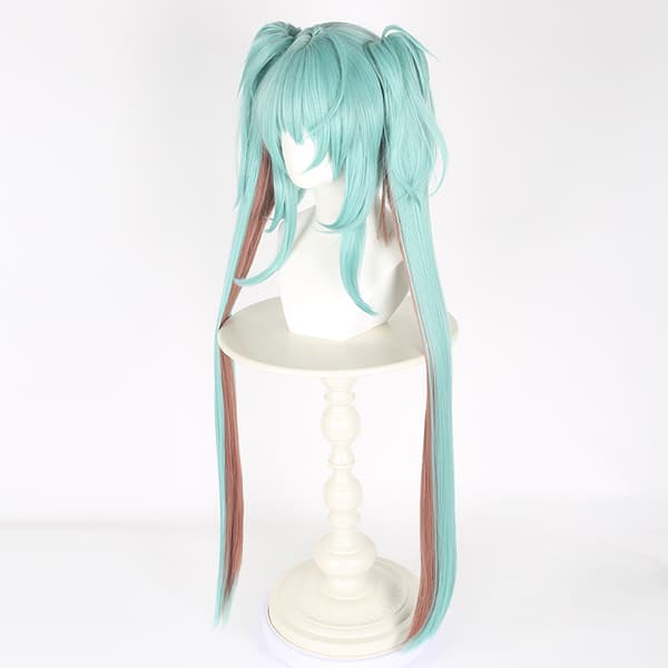 Hatsune Miku peruukki cosplay vaaleanpunainen peruukki