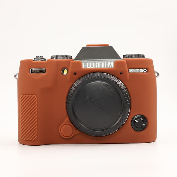 Etui til FUJIFILM XT50 Stødsikkert silikone kamera tilbehør (red)
