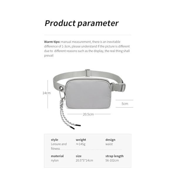 Unisex Mini Bältesväska med Justerbar Rem Liten Midjeväska för Träning Löpning Resor Vandring Grön01