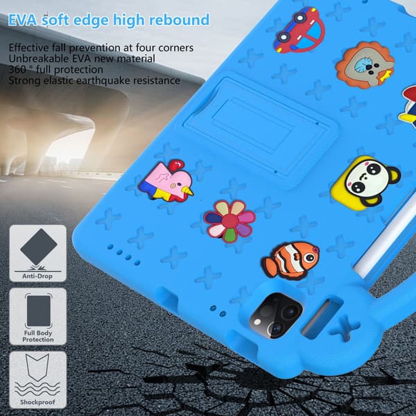 Etui for iPad Pro 11 (2024) Anti-Fall (Blå)
