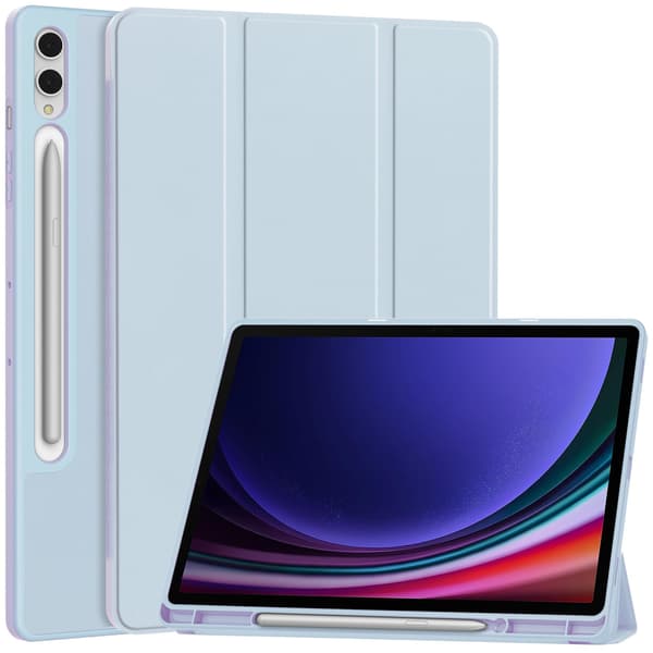 Etui til Samsung Galaxy Tab S10 Ultra 14.6 Solid farve beskyttende etui blå