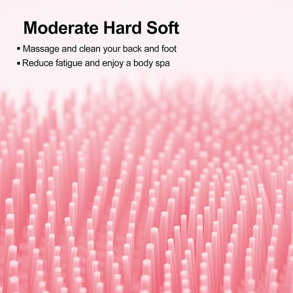 Anti-slip Brusefodsskrubber Massager (Pink)