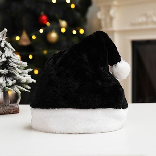 Julehat, Unisex Julehatte Plys Julehat (sort)