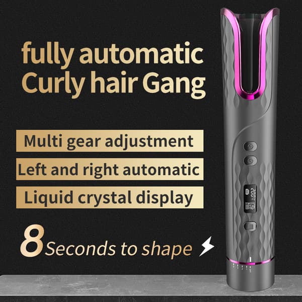 Locktång Automatisk rotation (150-200℃-Vit)