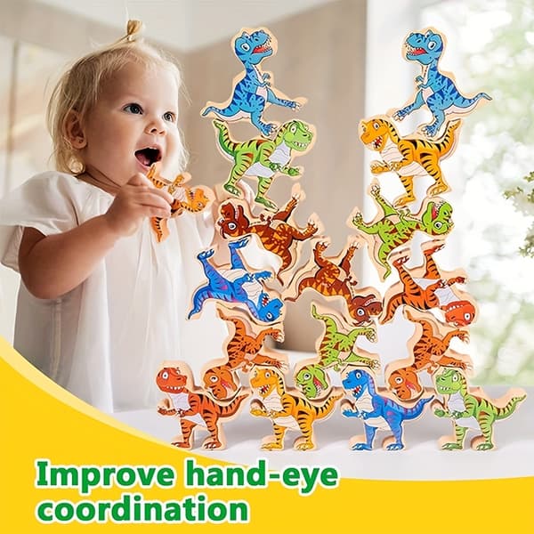 Dinosaurleker, Montessori-babyleker balanse treleker