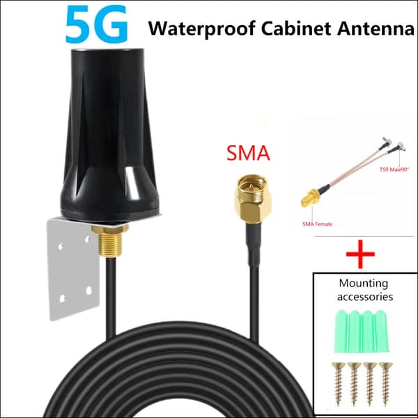5G Antenne 4Gnb Modulhus 2.4G Wifi Iot Antenne Smart Terminal Med Ts9 Adapterkabel