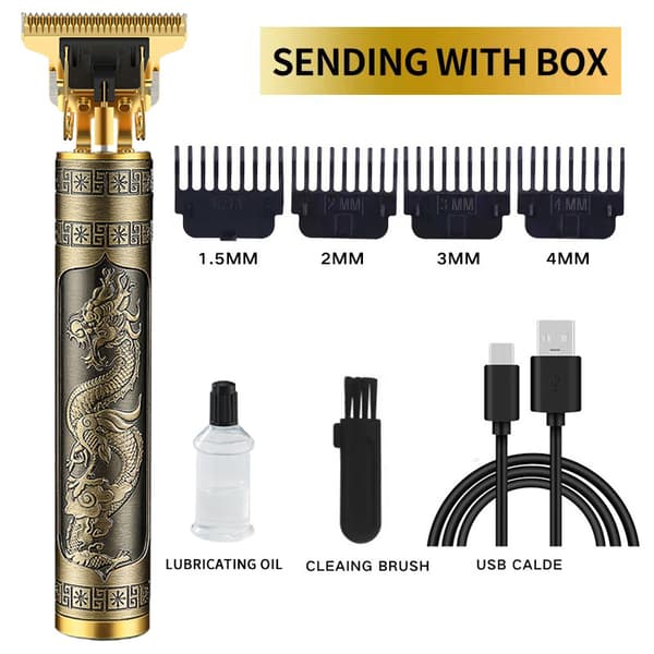Hårklipper barbermaskin for menn (drage)
