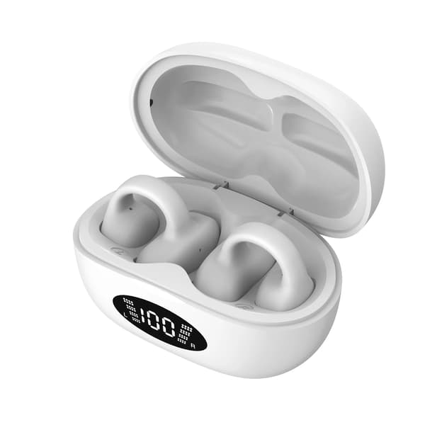 True Wireless Bluetooth Hörlurar I113 Öronklämma Bluetooth Ultralång Batteritid Svart