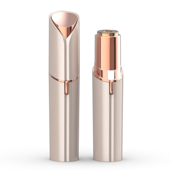 Epilator, ansigtshårfjerner til kvinder, øjenbrynstrimmer (Champagne Guld)
