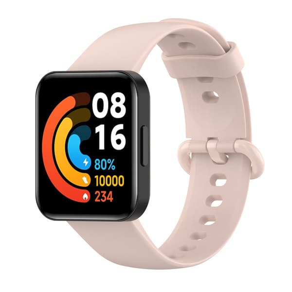 Silikonrem for Redmi Watch 2 Lys Rosa
