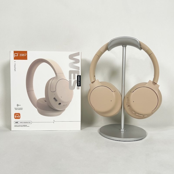 P3967 Huvudmonterade Bluetooth-hörlurar Khaki