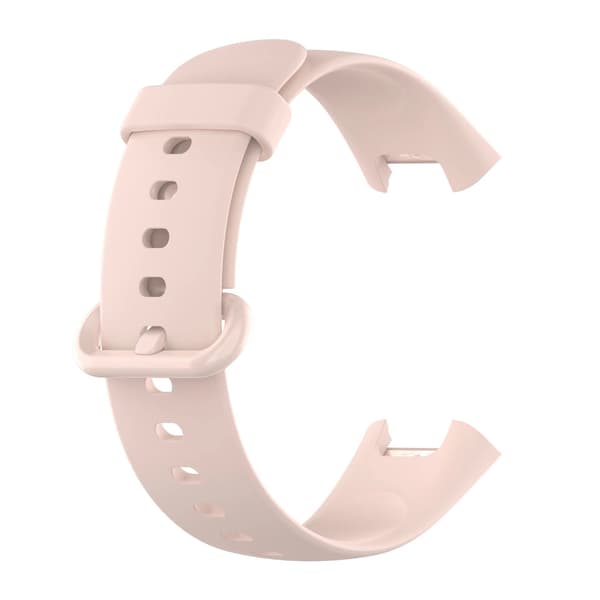 Passer til Redmi Watch 1 Lite Solid Farge Silikon Erstatningsarmbånd Lys Rosa