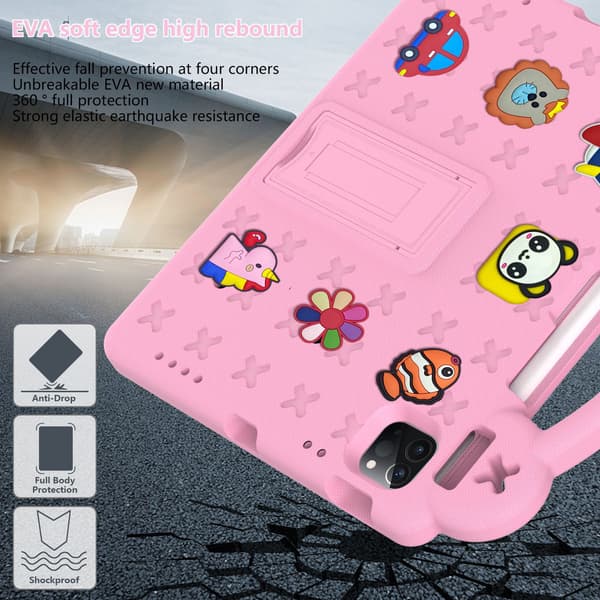 Etui til iPad Pro 11 (2024) Anti-Fall (Rosa)