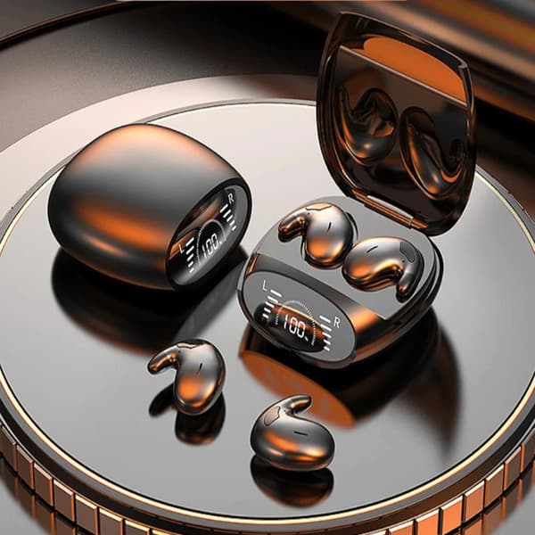 Ægte trådløse Bluetooth-hovedtelefoner MD528 Bone Conduction Bluetooth 5.2 Hvid