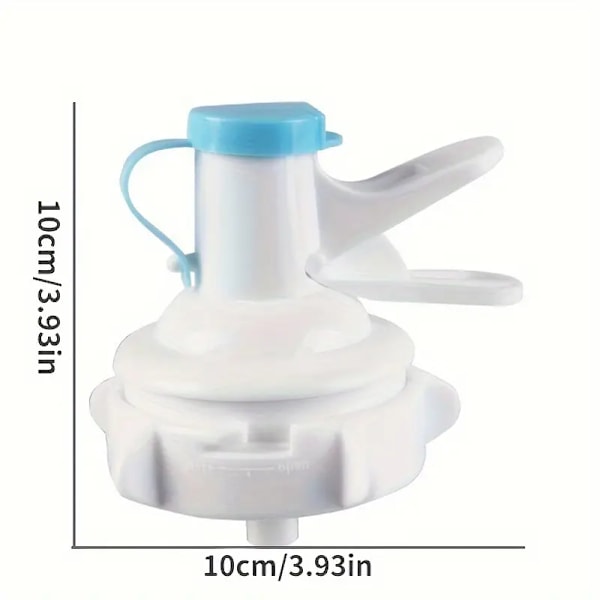 En manuell vattenflaskpump med en 3,93-tums hållbar plastpip (klämpip)