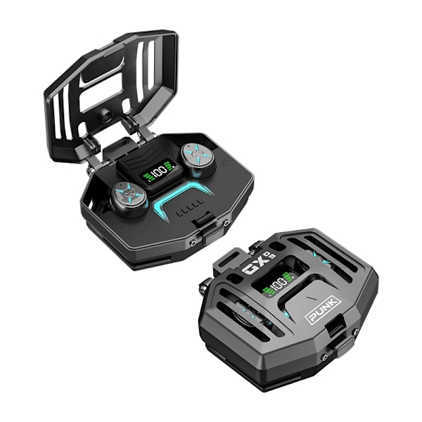 True Wireless Bluetooth Hörlurar Vattentäta Tws Mikrofon Sport Öronproppar Svart