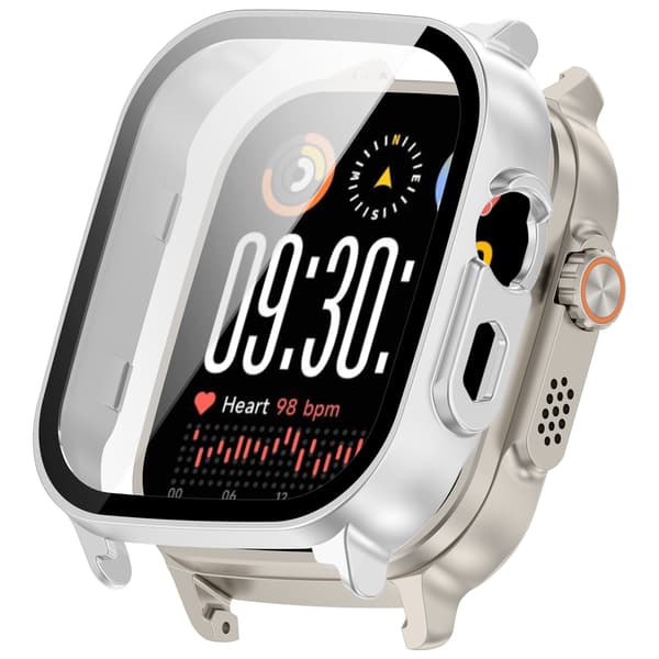 Suojakotelo Realme Watch5:lle (hopea)