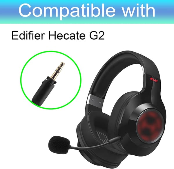 Erstatningsmikrofon for Edifier Hecate G2 - 3,5 mm jack