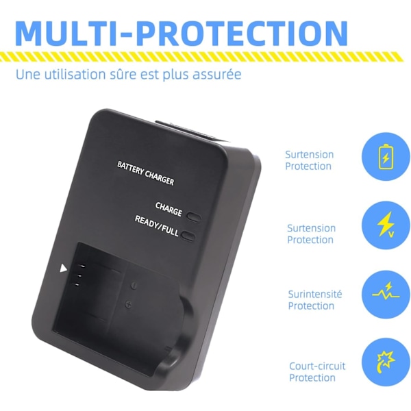 CB-2LH NB-13L Batterioplader til Canon PowerShot G1 X Mark II G5X Mark II G7 X Mark II G9 X Mark II SX730 SX740