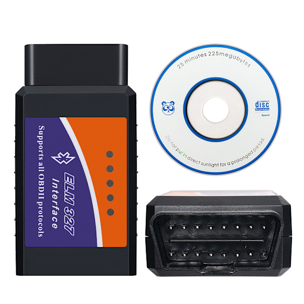 ELM327 OBD OBD2 Scanner Bluetooth ELM 327 OBD Bil Diagnostikverktyg för Android Auto Bil