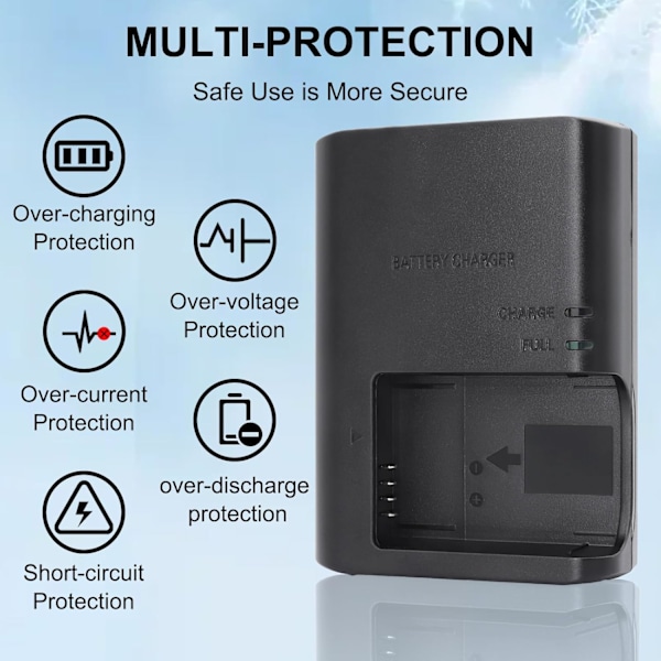 LP-E12 Batterioplader til Canon EOS M100 M50 M10 M2 M Rebel SL1 100D PowerShot SX70 HS Kiss M Kiss X7 kamera