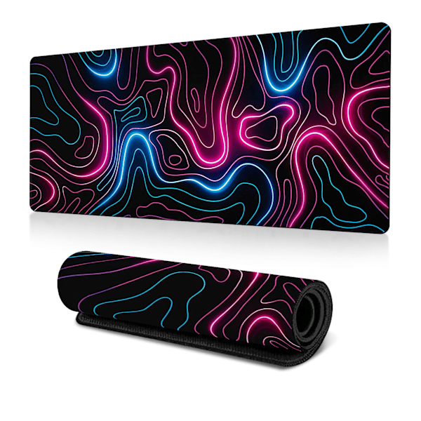 Kontor Tangentbord Skrivbordsmatta Halkfri Gaming Musmatta Färgstark (30X70X0.3CM)