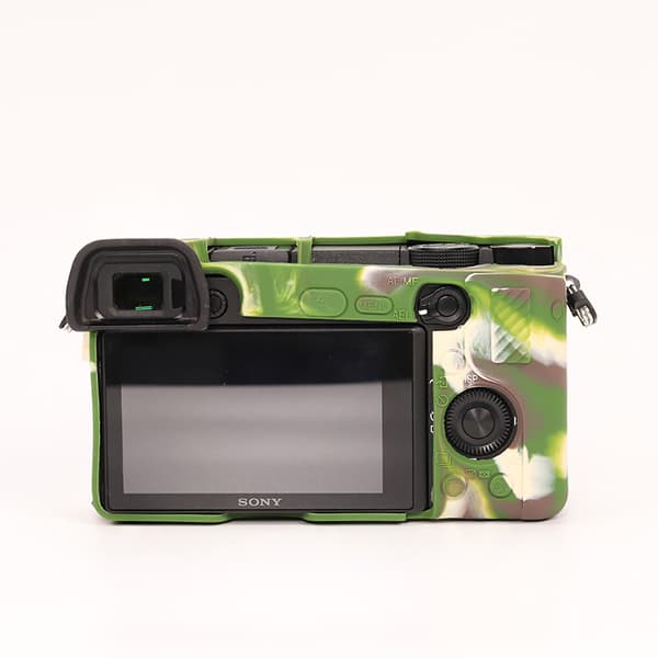 Etui til SONY A6100/A6300/A6400 Støtsikkert silikonkameraetui (blue)