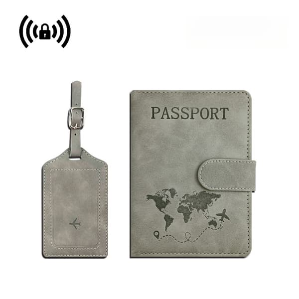 Passfodral och Bagageetikett Resedokumentplånbok
