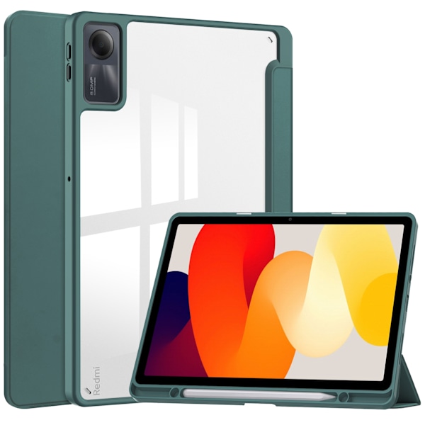 Skal för Xiaomi Redmi Pad Se 11 2023 TPU Akryl Skyddsskal grön