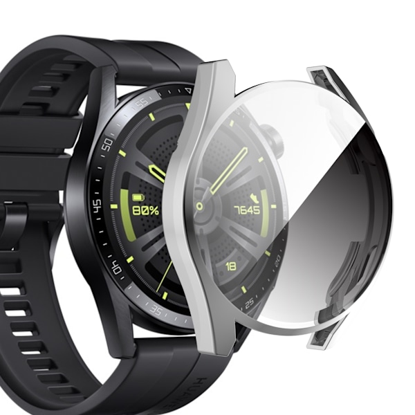 Lämplig För Huawei Gt3 42Mm Skyddsfodral Silver