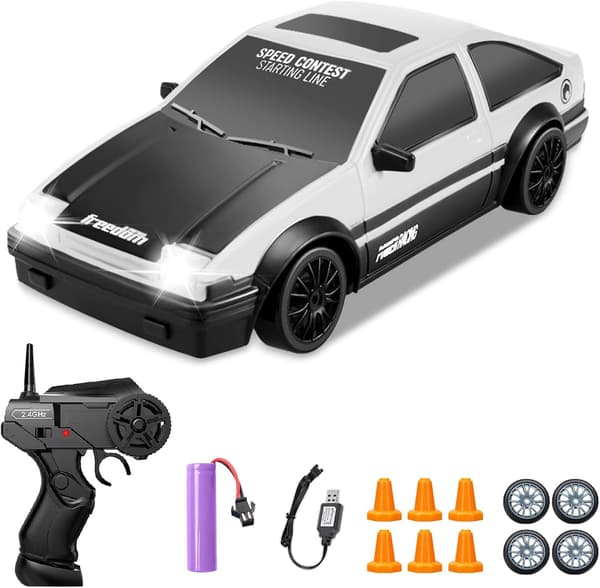 2.4G Nopea Drifting RC Auto, 4Wd RC Lelu