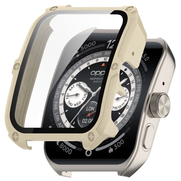 Skyddsfodral för OPPO Watch 4pro (elfenbensvit)