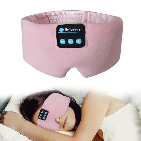 Sovhörlurar Bluetooth Ögonmask Unisex, Lämplig För Sidosovare Och Sömnlöshet Resepresenter Grå