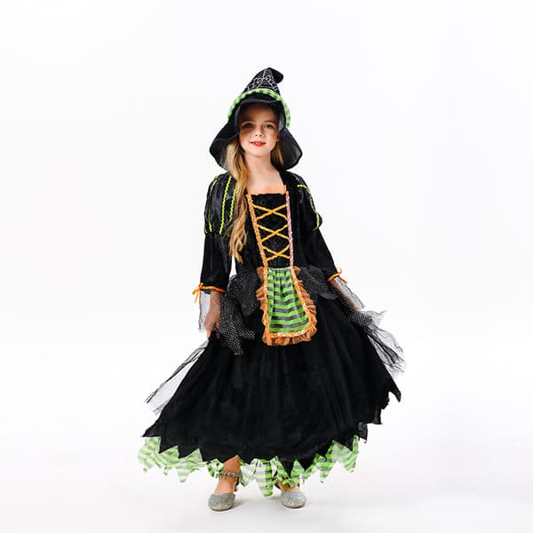 Noidan Halloween-asu hatulla (Vihreä-XL)