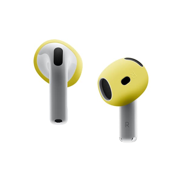 Öronproppar för AirPods4 silikon 3 par (gul)