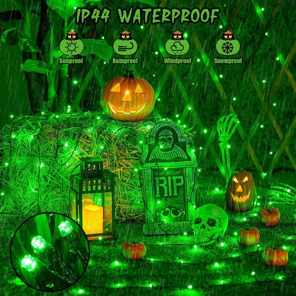 4 M 40 LED julelyskæde, Halloween blinkende lyskæde Multicolor