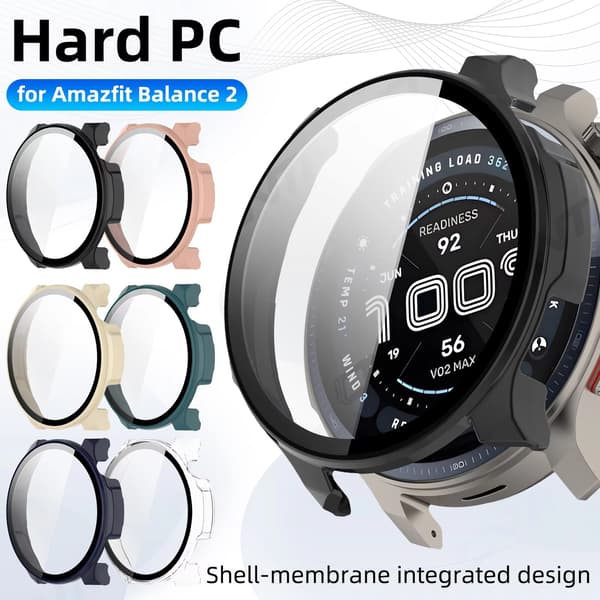 Beskyttelsesetui til Amazfit Balance 2 (sort)