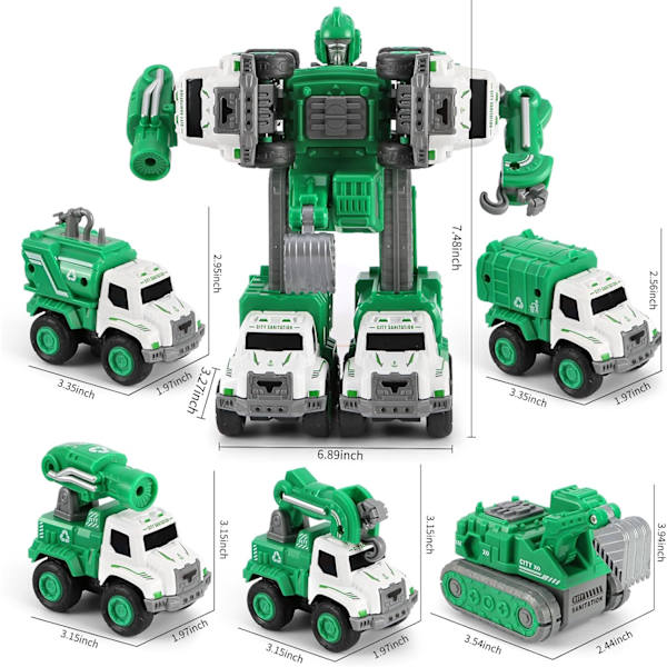 Transformerande robotleksaksset