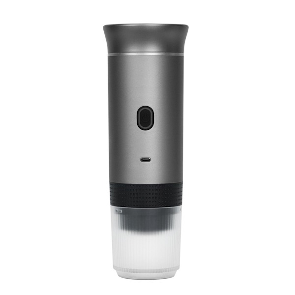 Bärbar Kaffemaskin 3 I 1 Elektrisk Pumptyp Koncentrerat Pulver Kapsel Dubbel Användning Och Uppvärmningsbar Silver