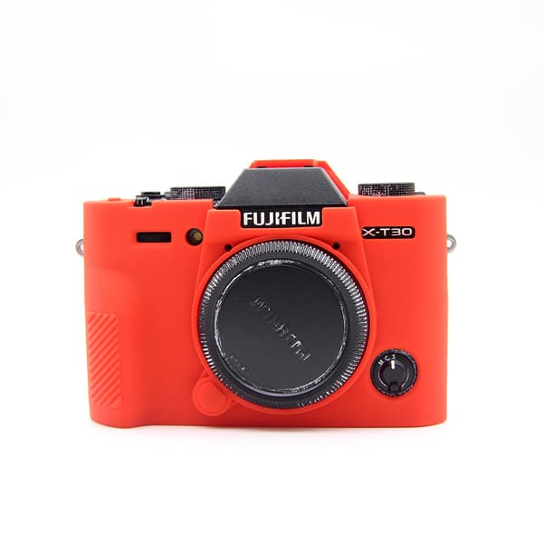 Etui til FUJIFILM X-T30 Kamera silikoneetui (red)