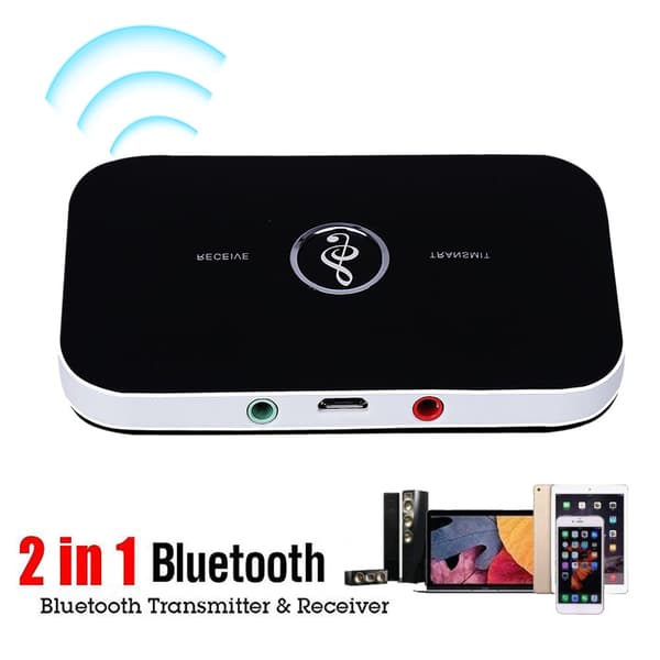 5.0 Bluetooth Sender Mottaker 2 I 1 Trådløs Lyd Musikk Stereo