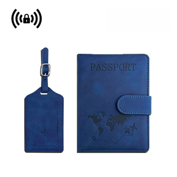 Passfodral och Bagageetikett Resedokumentplånbok