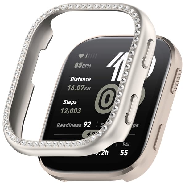 Skyddsfodral för Amazfit bip6 med diamant (Starlight)