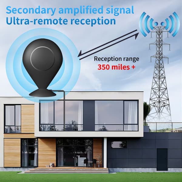 TV Antenne 1080p HD Antenne DVB-T2 Signalforstærker